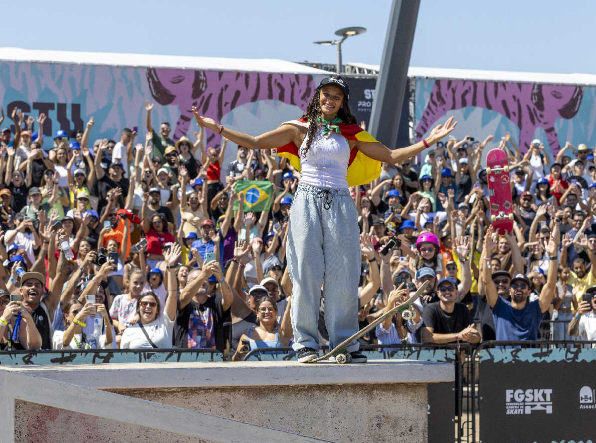  Rayssa é campeã em Porto Alegre - Foto: Julio Detefon / STU