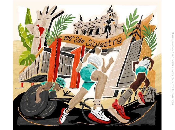 100ª Corrida Internacional de São Silvestre divulga arte selecionada para ilustrar ecobag oficial do evento