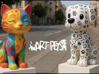ART FOR PETS: Exposição de esculturas de cães e gatos vai ocupar a cidade de São Paulo em prol da causa animal