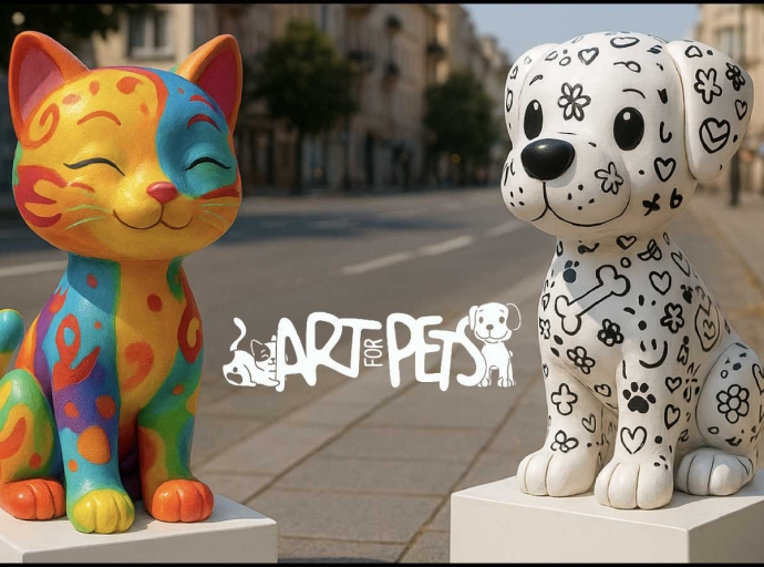 ART FOR PETS: Exposição de esculturas de cães e gatos vai ocupar a cidade de São Paulo em prol da causa animal